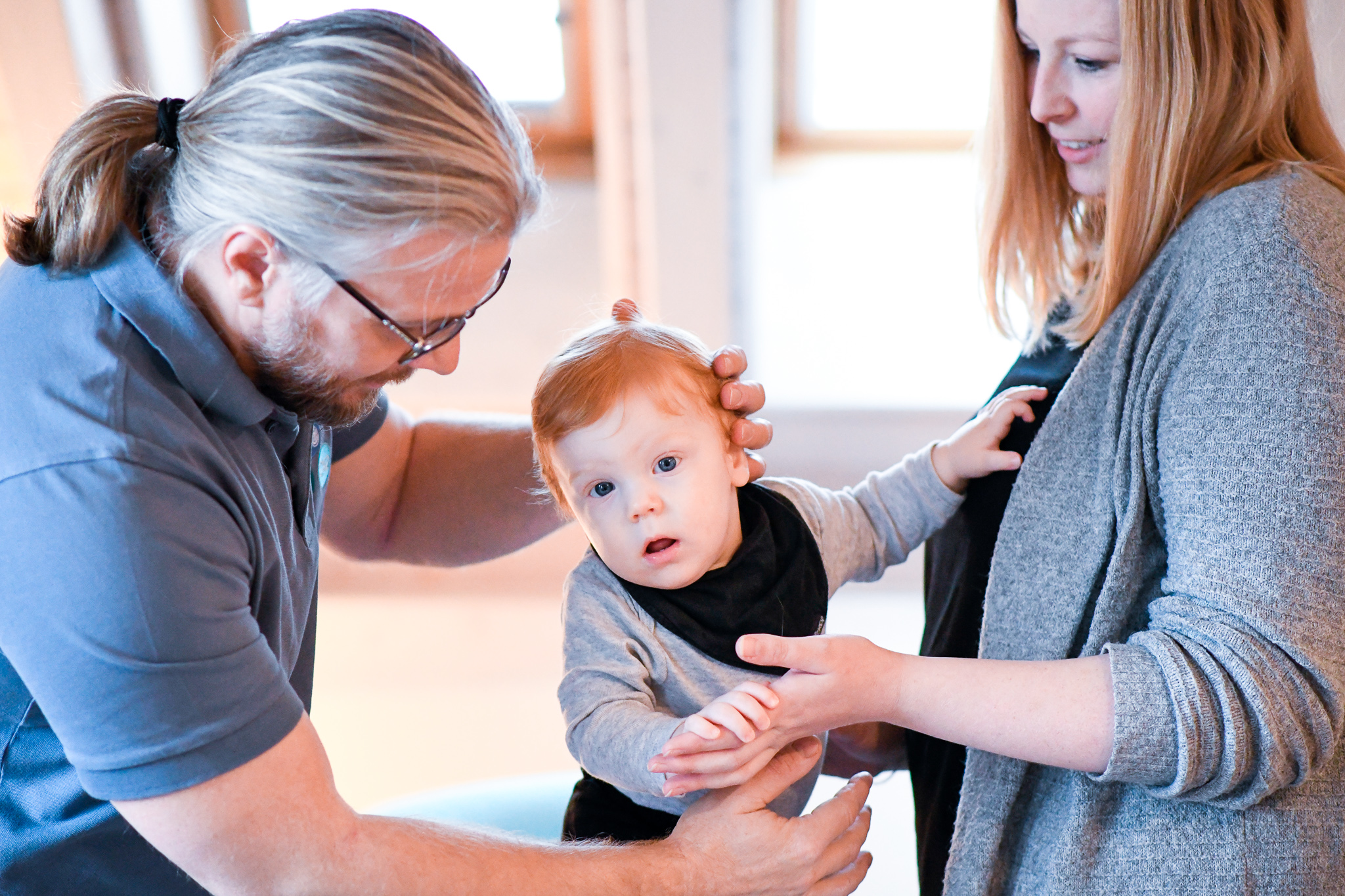 Craniosacrale Begleitung eines Babys in der Gemeinschaftspraxis Gehre